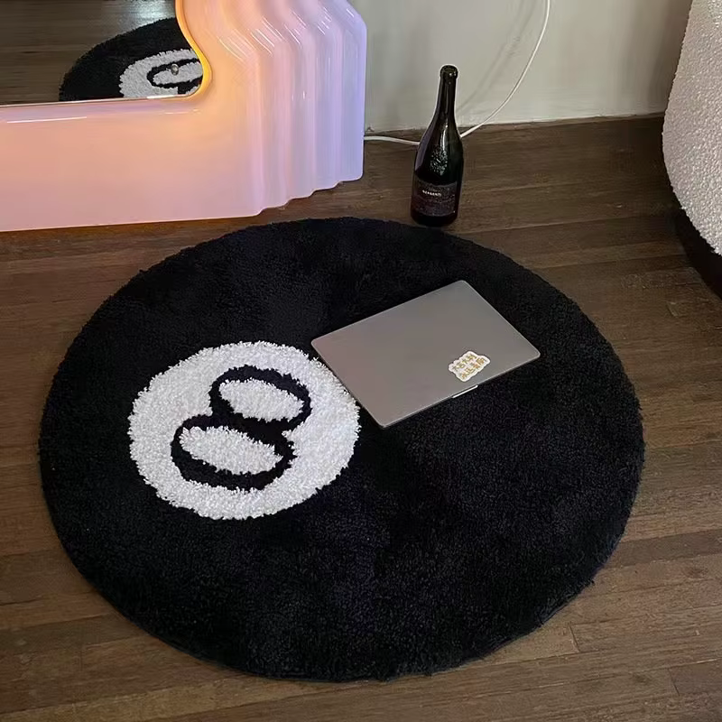 LAKEA Halloween 8 tapis de balle décoration intérieure de la maison cadeaux d'Halloween effrayants 8 boules Accent rond