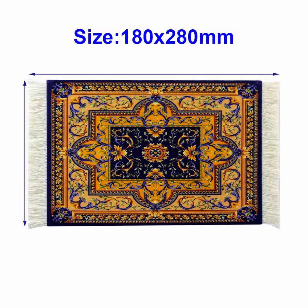 Tapis persan tissé fleur petit dessous de verre commerciaux en gros