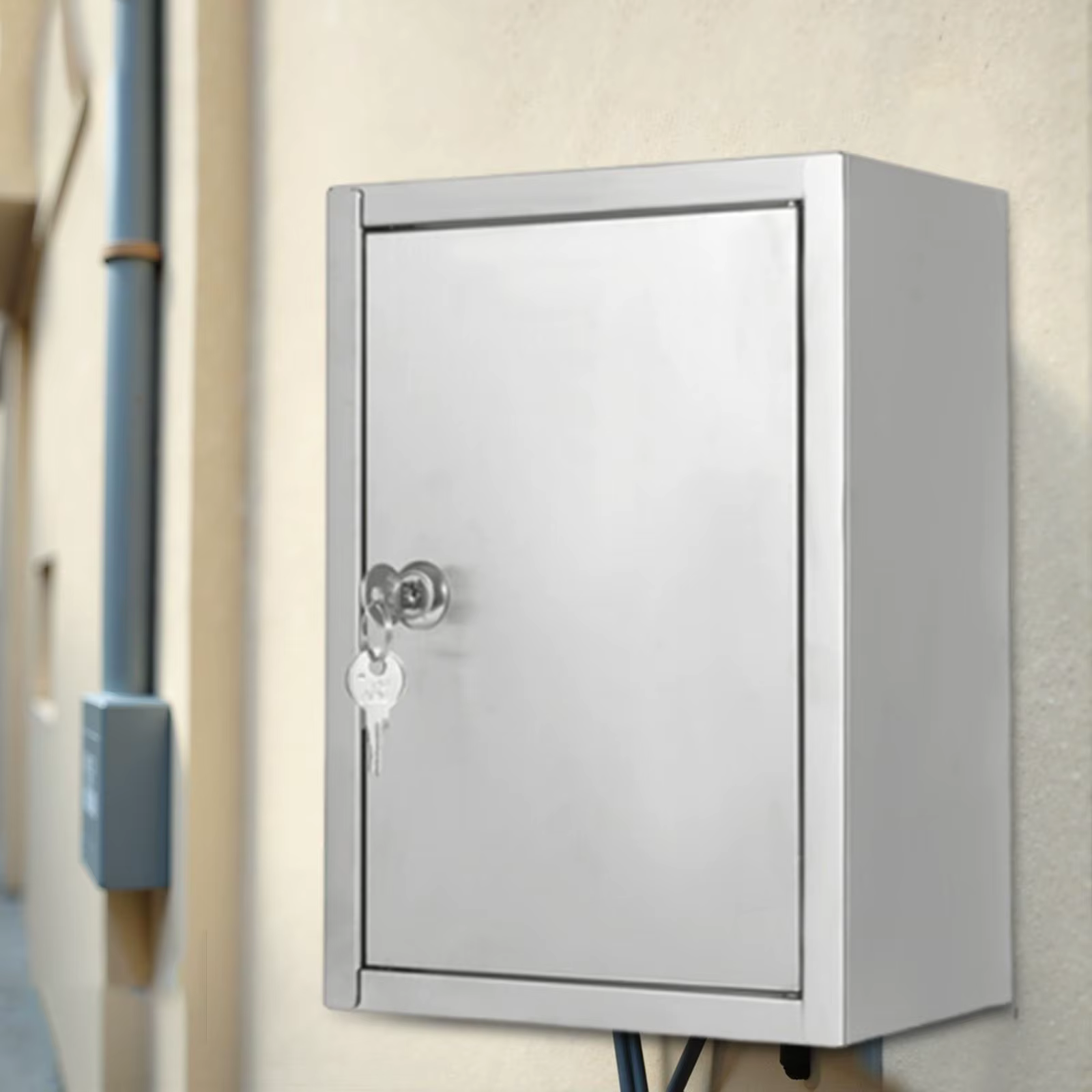 Boîtier de jonction électrique extérieur étanche en acier inoxydable robuste pour des connexions électriques sécurisées