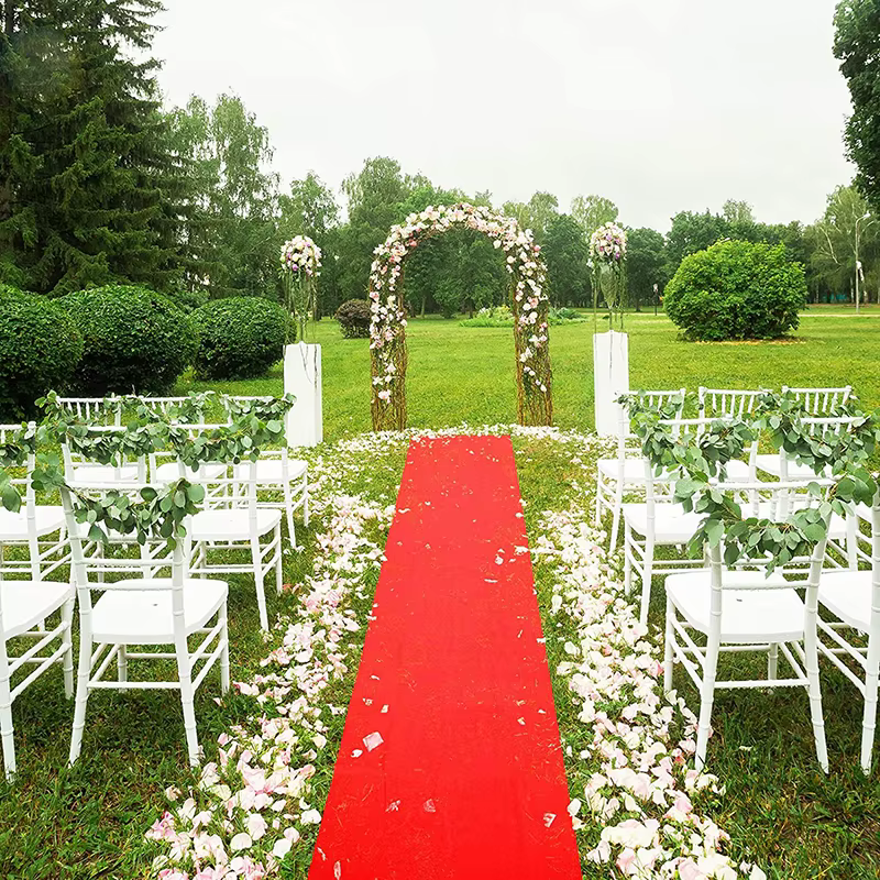 Tapis de mariage allée coureur