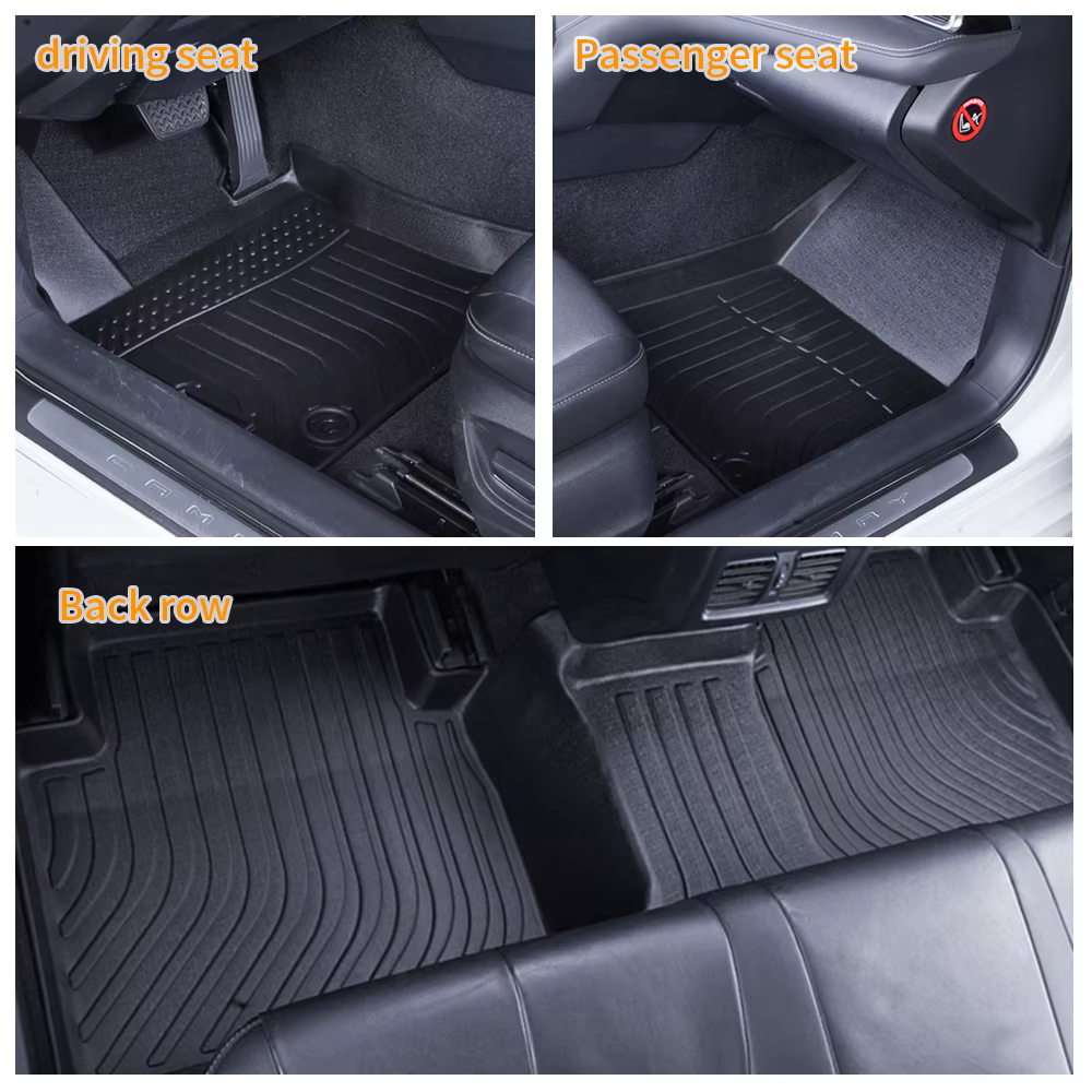 Tapis de sol en caoutchouc pour Volkswagen THARU 2019 – 2024