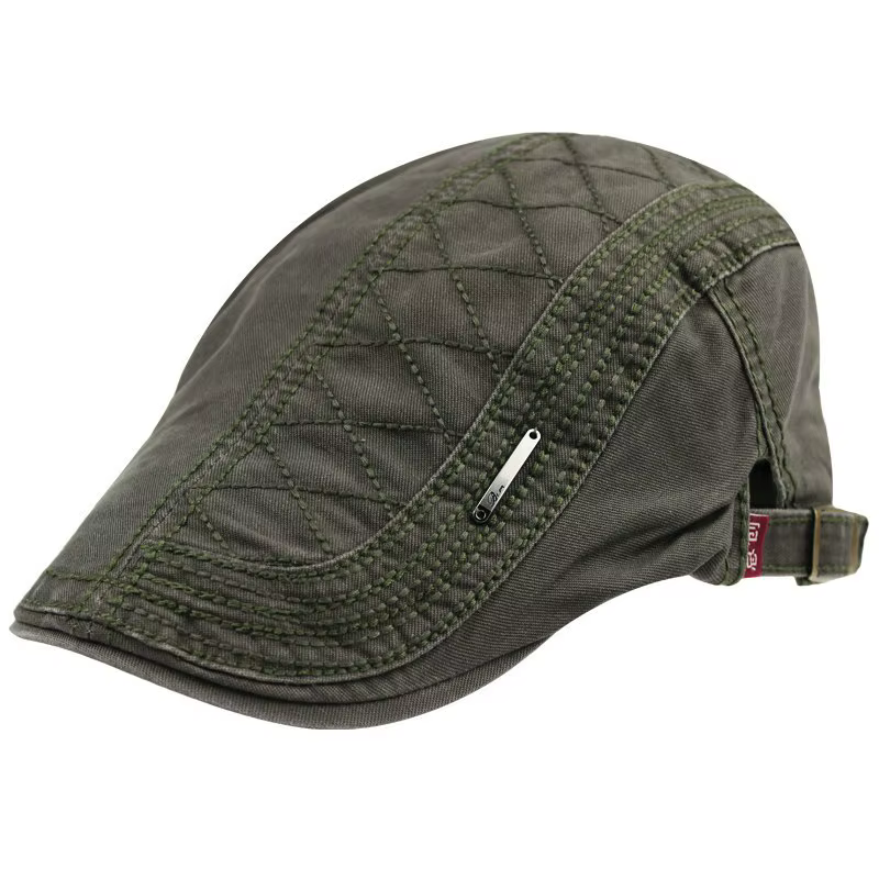 Bérets pour hommes Boina mode chapeau Masculina Plaid Style Gorro chapeaux décontractés coton Boinas couleur unie béret pour hommes casquette 6 couleurs