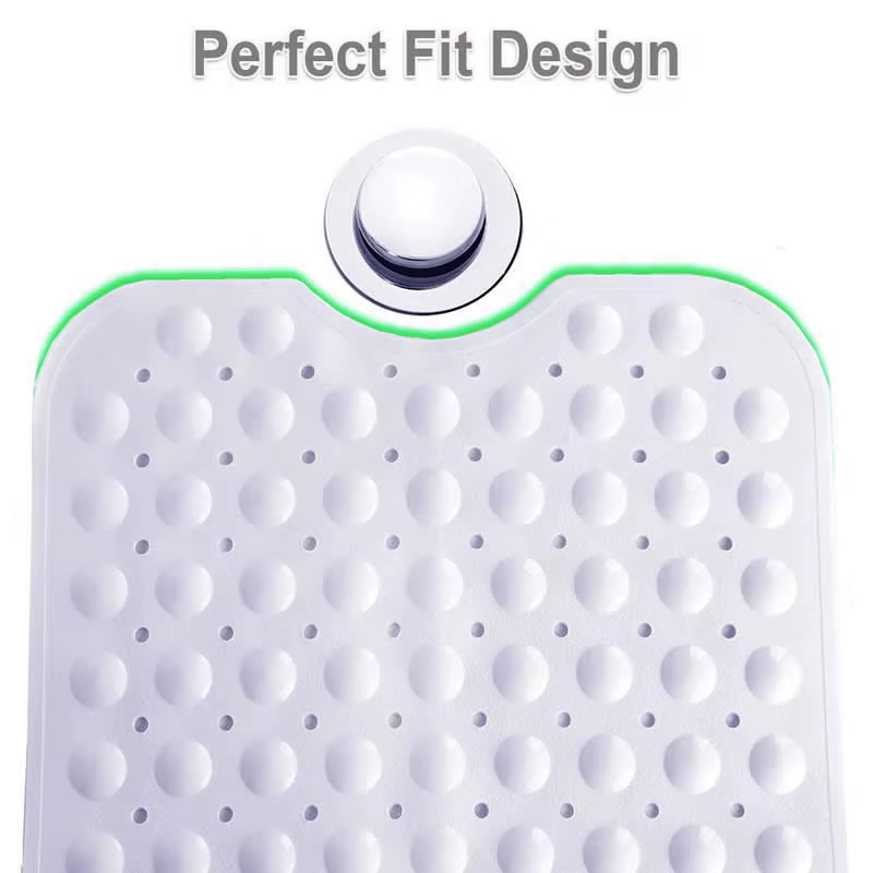 Tapis de bain antidérapant long en forme de bande dessinée