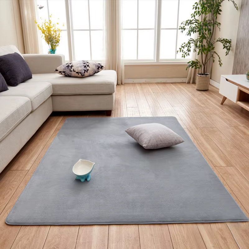 Tapis de salon en polaire insonorisé non ald