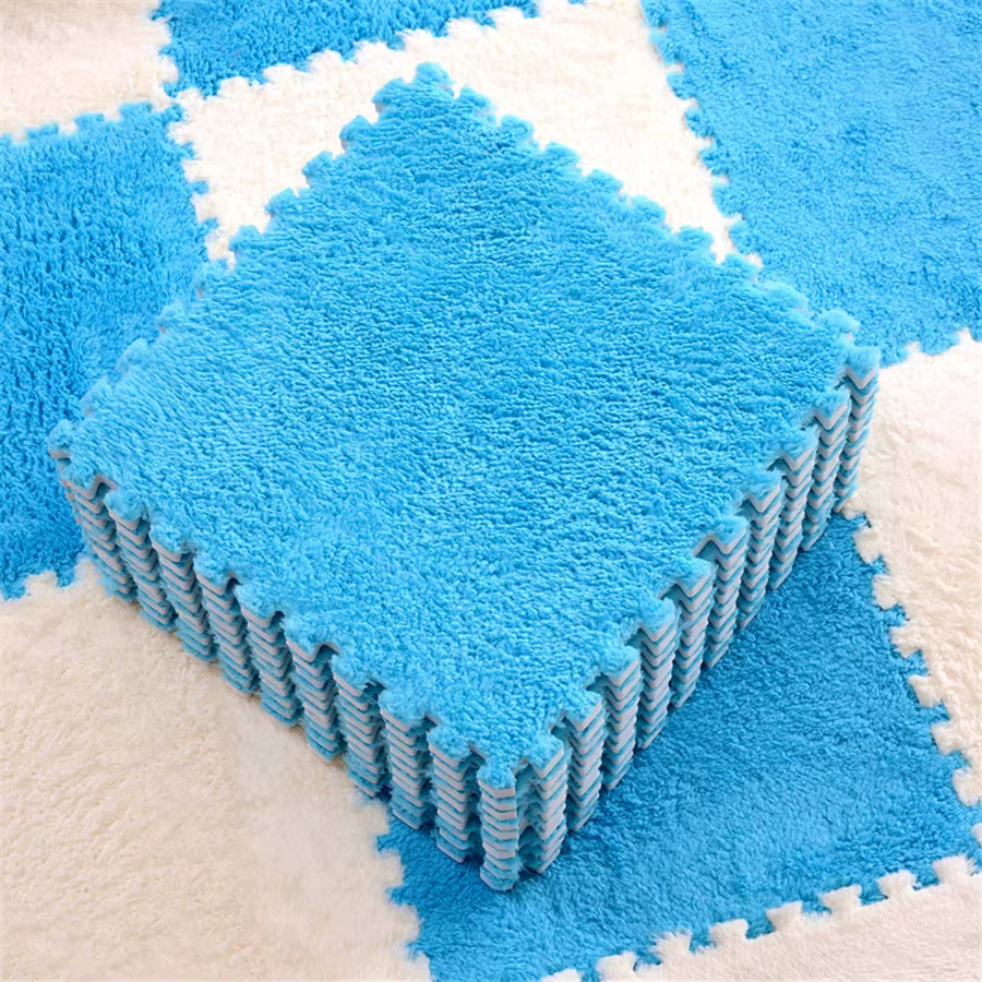 Tapis Shaggy Jigsaw DIY pour enfants