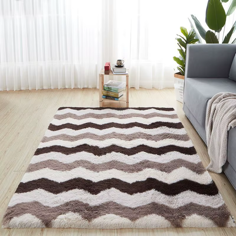 Tapis moelleux coordonnants lavables de style nordique