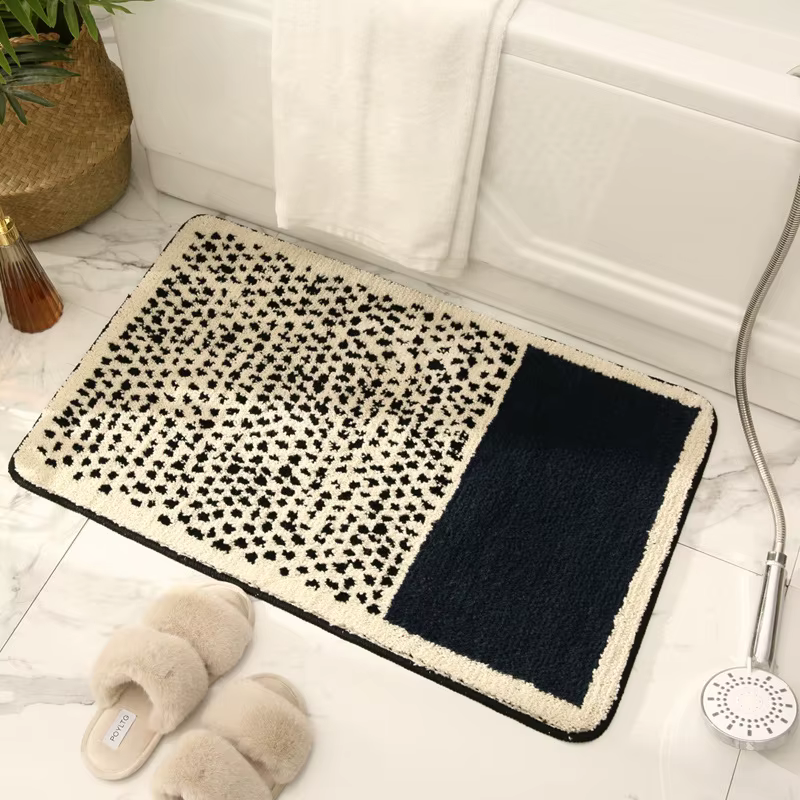 Nouveau tapis de salle de bain absorbant Simple