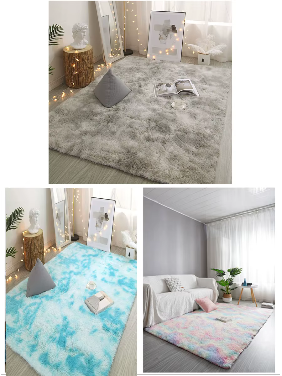 Tapis en peluche pour salon