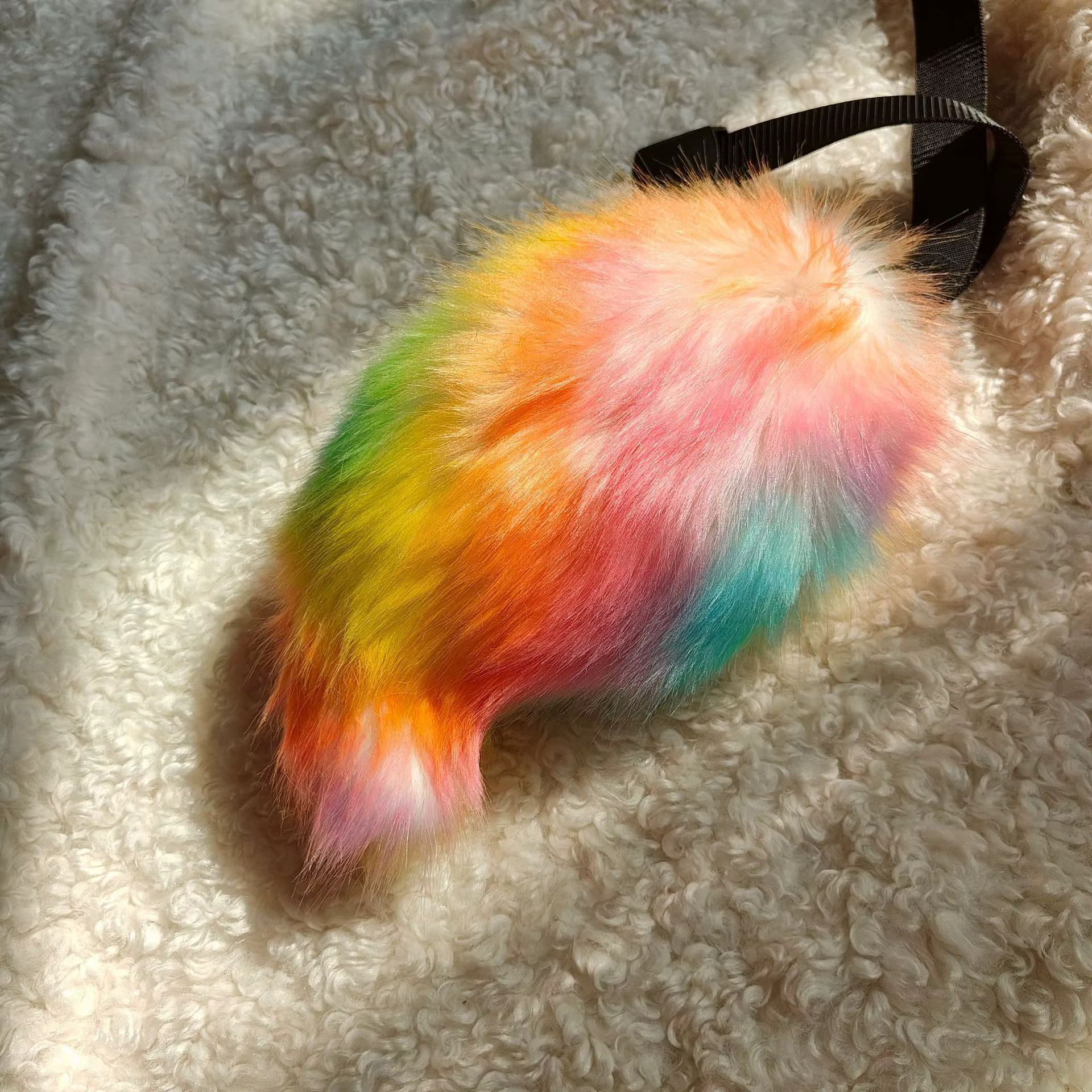 Queue de lapin en peluche moelleuse Kawaii pour filles, costume de cosplay Anime, queue de lapin Lolita, accessoires de performance, fête JK, T64.