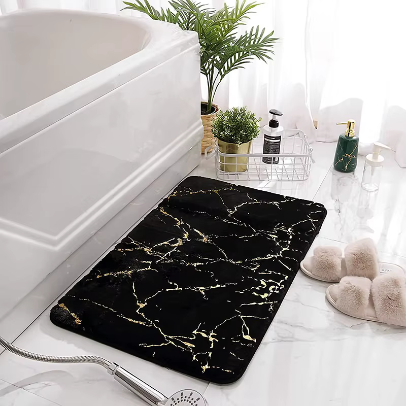 Inyahome – tapis de salle de bain en marbre