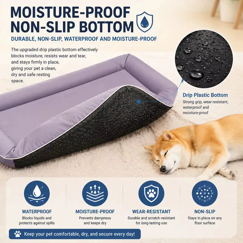 Tapis d'été en tissu Oxford respirant pour animaux de compagnie