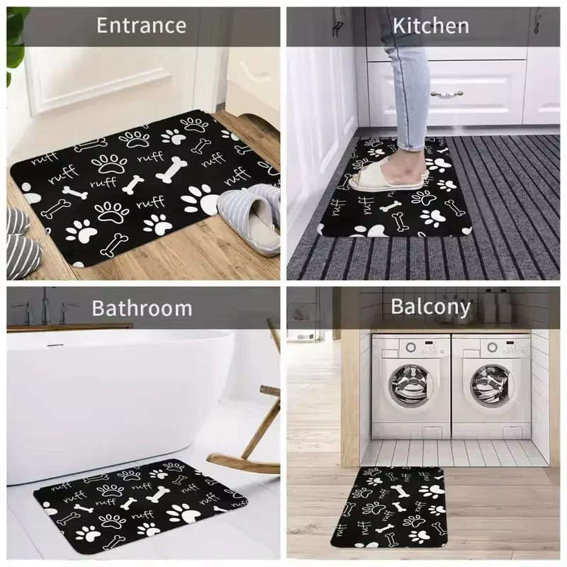 "Hello Tapis de porte antidérapant