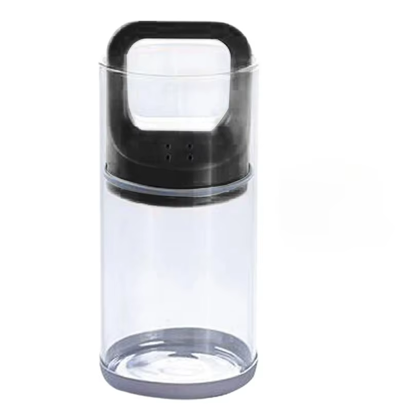 Bocaux hermétiques sous vide pour grains de café, conteneurs en verre transparent pour aliments de cuisine, boîtes anti-humidité pour thé, bocaux de conservation domestiques