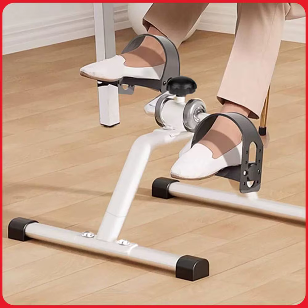 Mini pédalier pliable avec résistance réglable, vélo d'exercice pour les bras et les jambes, vélo d'exercice stationnaire pour l'exercice à domicile