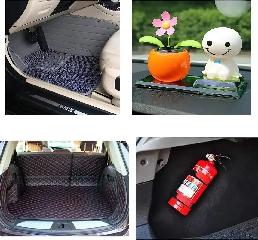 Autocollants de fixation Double face pour voiture, pour tapis de tableau de bord, Patch fixe à haute adhérence, tapis de sol, bande antidérapante