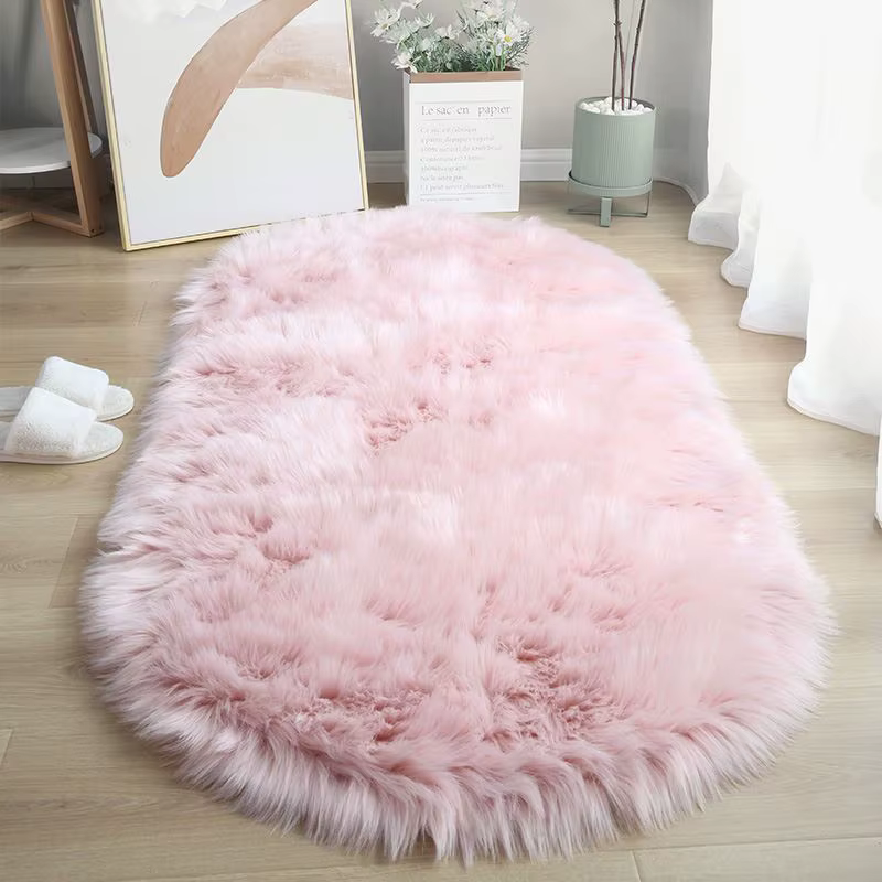 Tapis Beige pour décoration de chambre à coucher