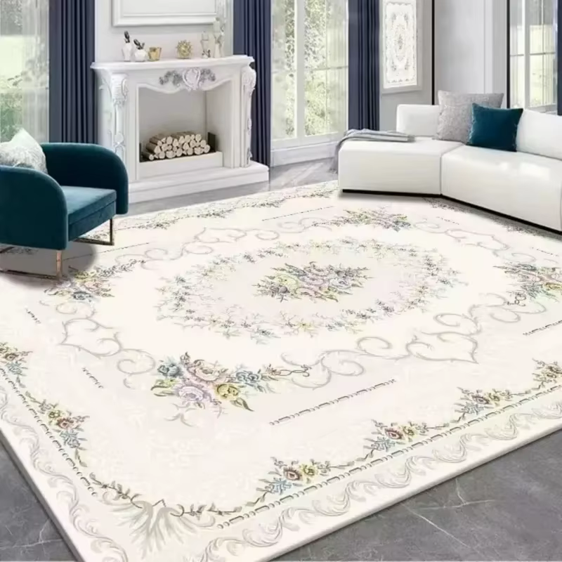 Tapis d'appoint floral oriental persan VIKAMA