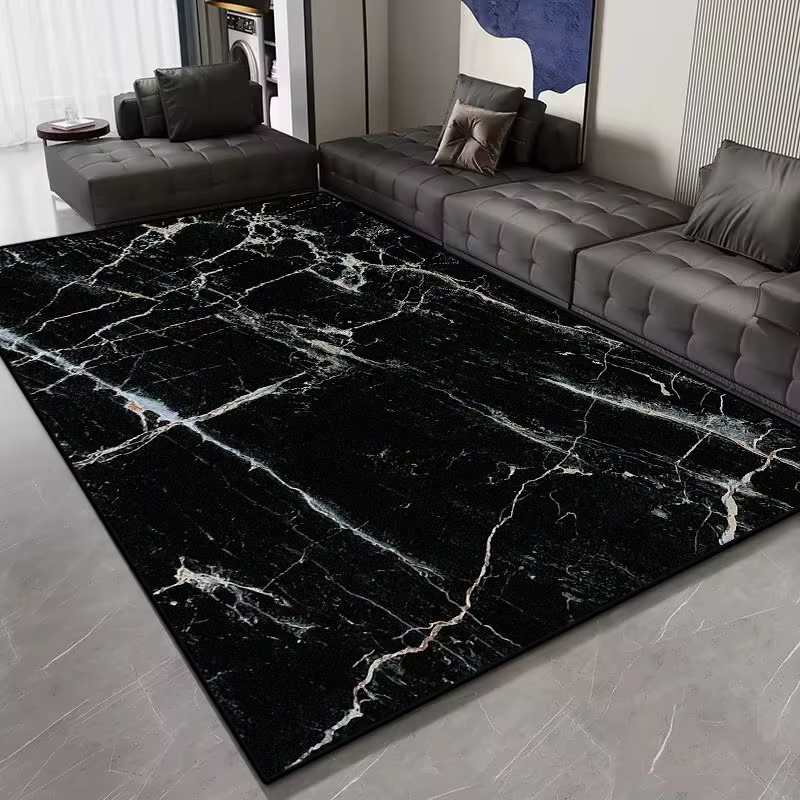 Tapis de salon de grande taille en marbre