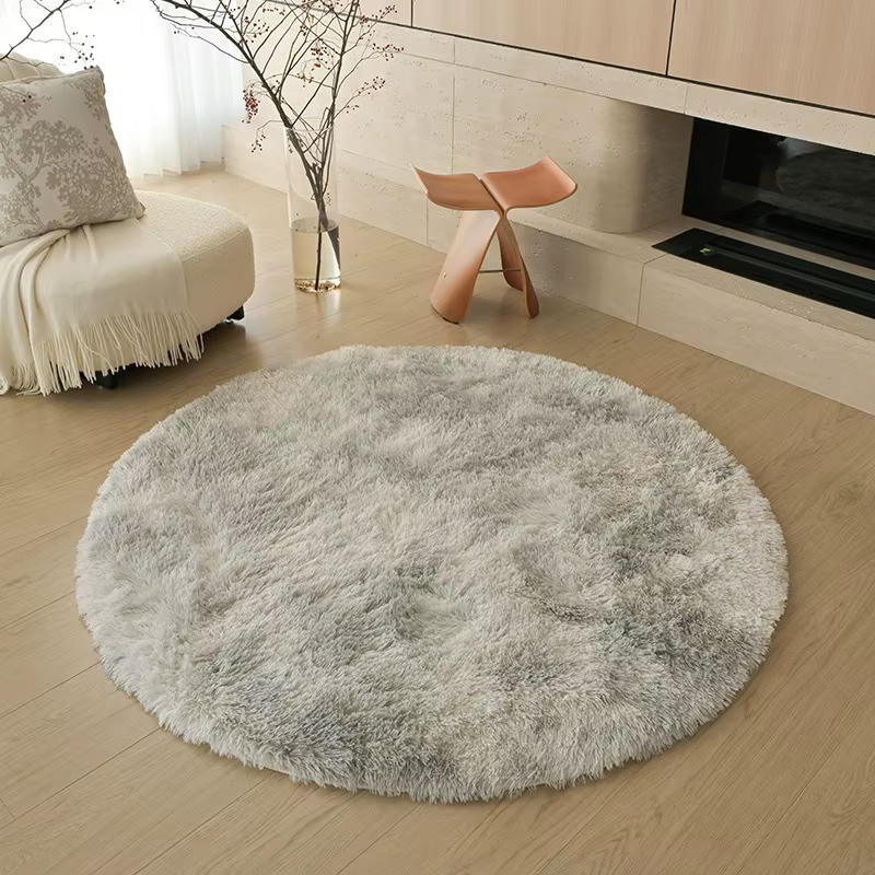 VIKAMA Ins Tapis rond blanc