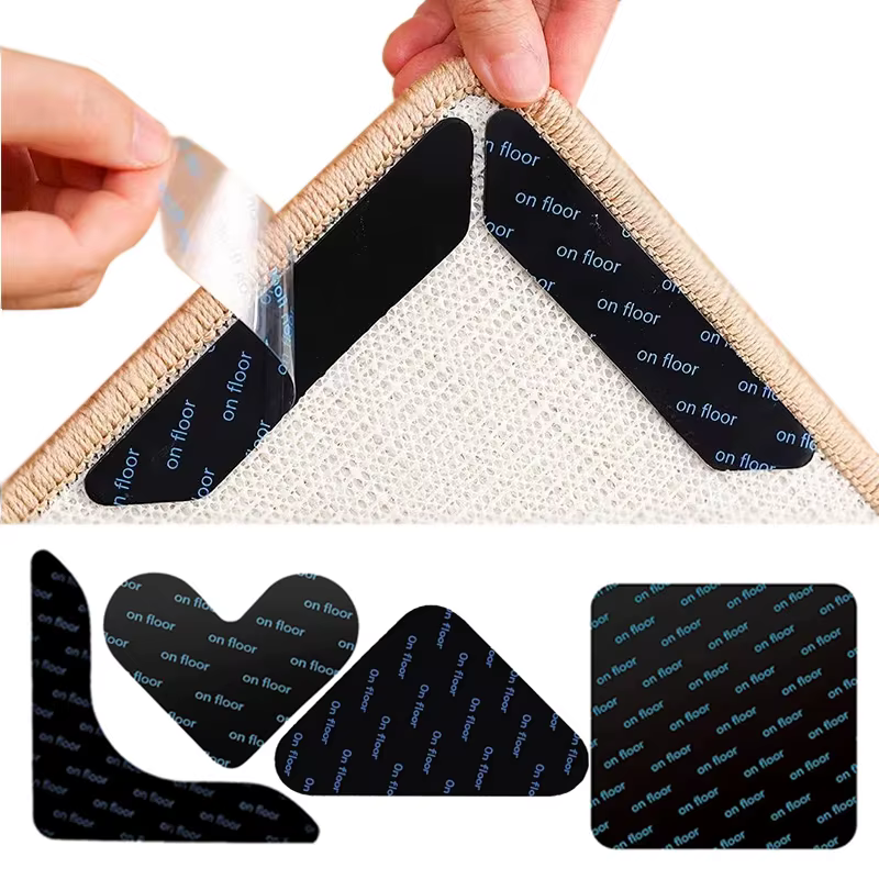 Autocollant antidérapant pour tapis