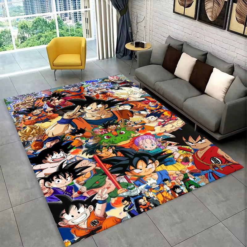 Tapis de jeu de dessin animé D-Dragon Ball pour salle de jeux