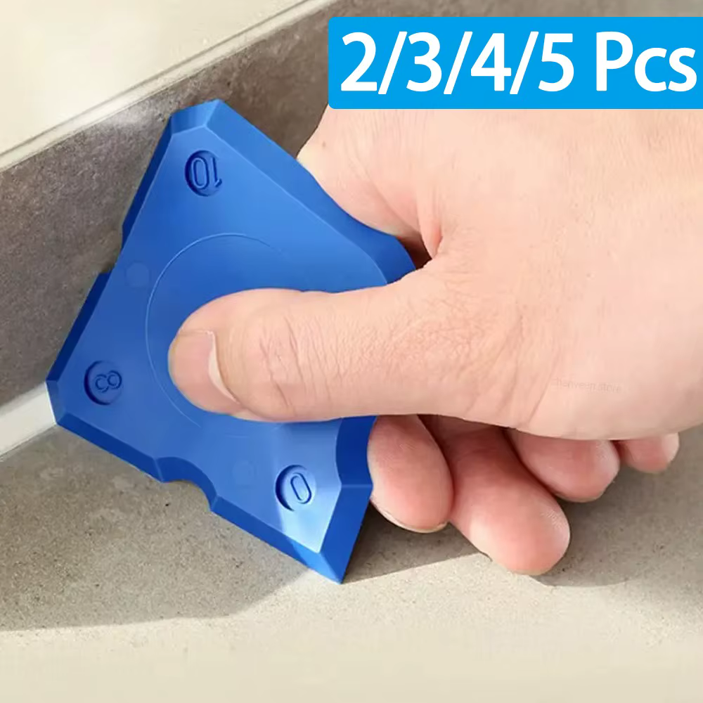Kit d'outils de calfeutrage en Silicone, spatule d'épandage de mastic de Joint, grattoir pour l'élimination des bords du coulis de fenêtre de carrelage, outils de Construction de cuisine