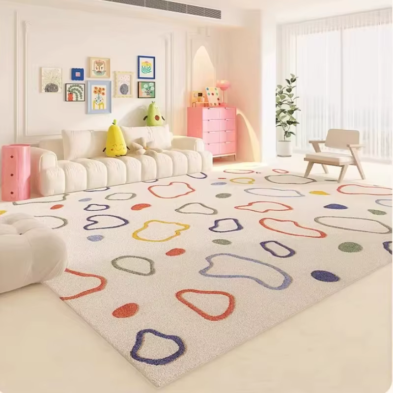 Tapis couleur Dopamine pour chambre à coucher
