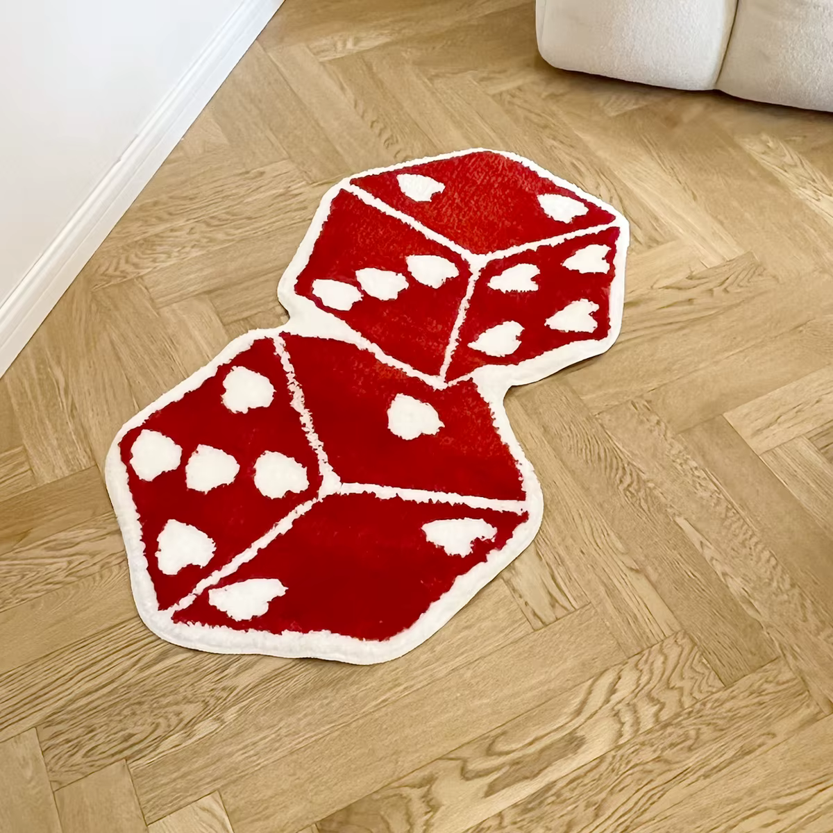 Tapis de chambre à coucher Tufted Lea