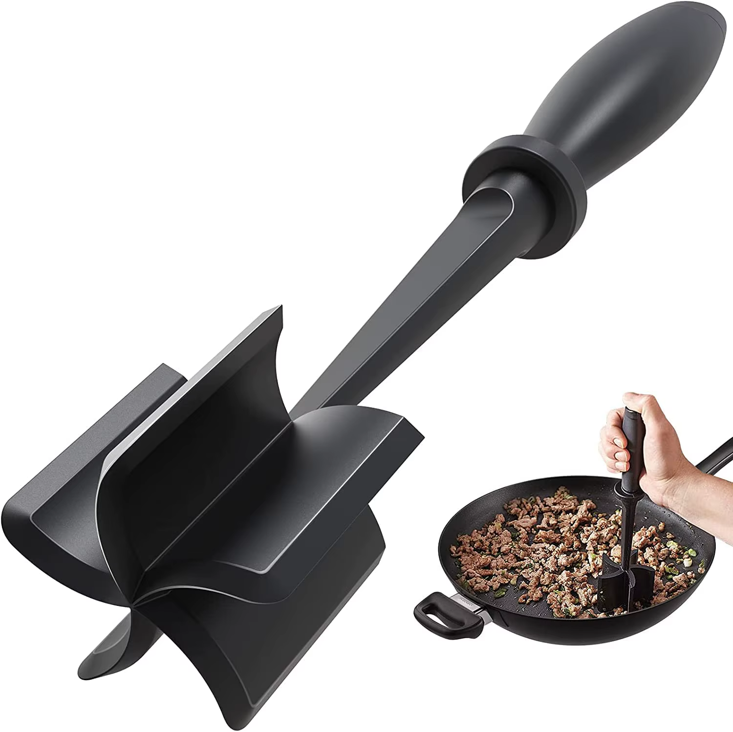 Hachoir à viande pour bœuf moulu, broyeur à viande résistant à la chaleur pour viande de Hamburger, 5 lames incurvées, broyeur de bœuf moulu, Gadgets de cuisine