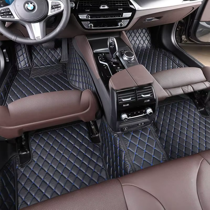 Tapis de sol de voiture coloré pour BMW X3 G48 LWB, pièces automobiles