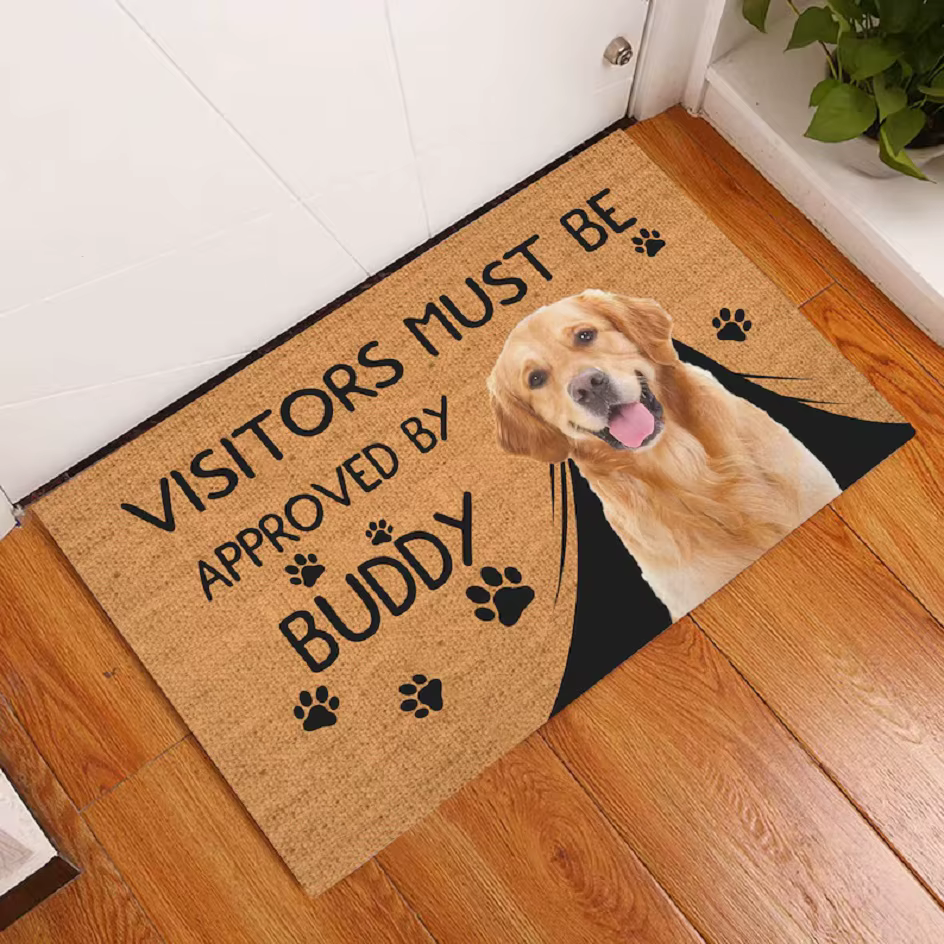 Tapis de bienvenue personnalisé pour chiens