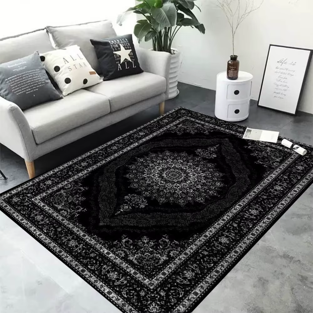 Tapis géométrique Mandala Bohème pour la maison