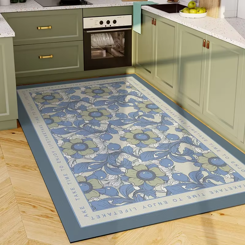 Lea-Tapis en Vinyle Imperméable en PVC