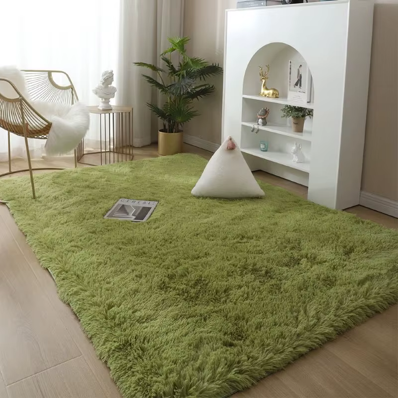 Tapis vert teinture par nouage