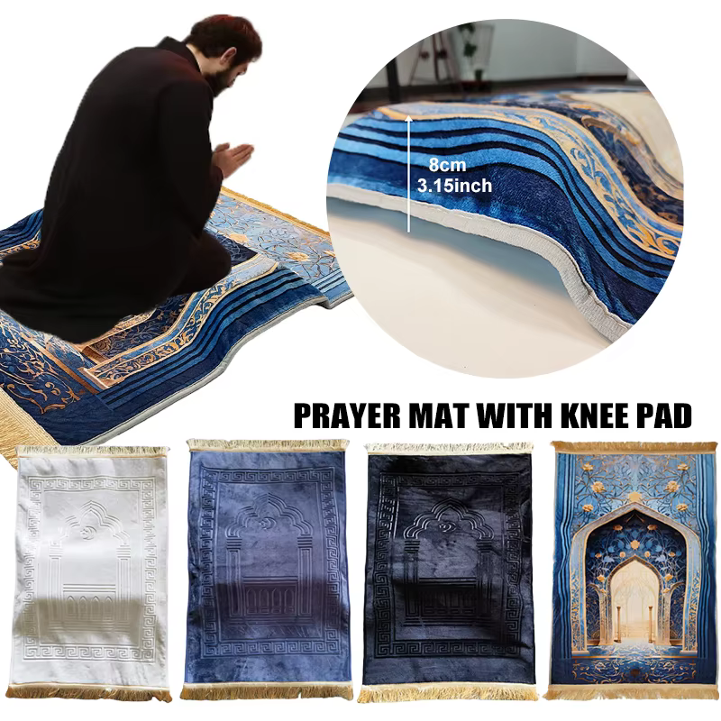 Tapis de prière musulman vintage à motif