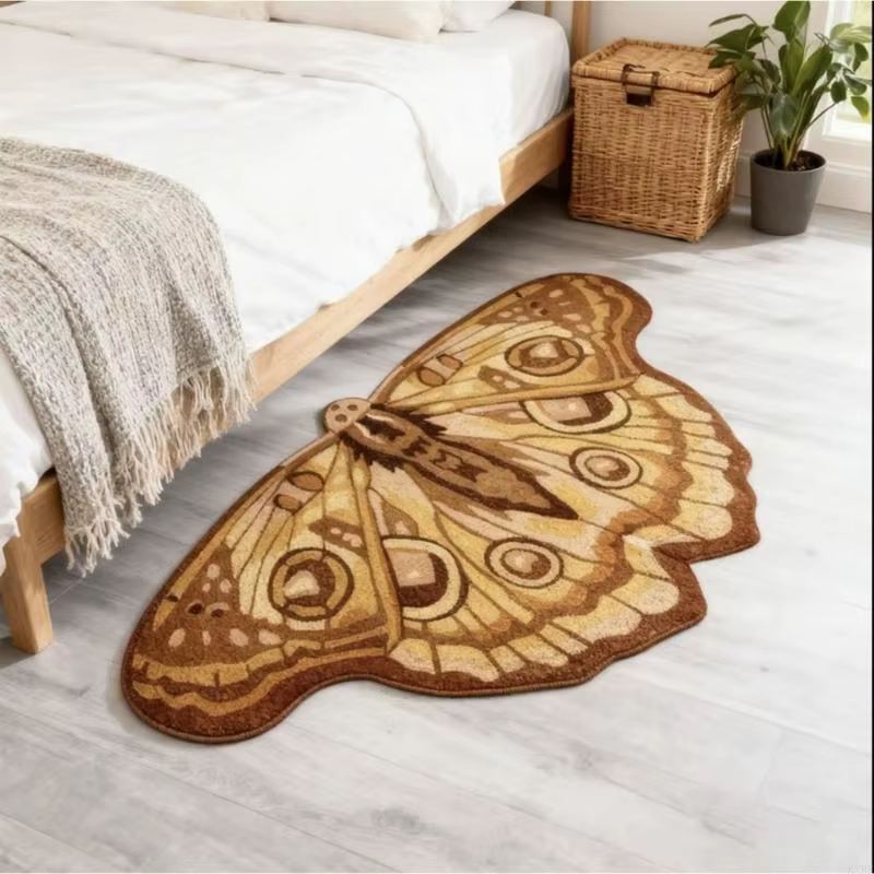 Tapis imprimé papillon