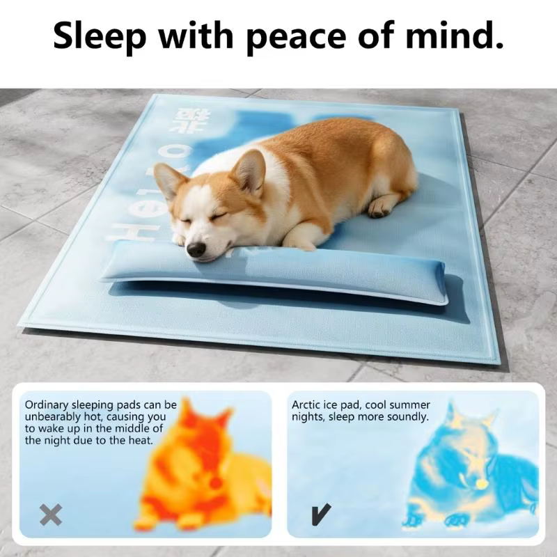 Tapis rafraîchissant pour animaux compagnie
