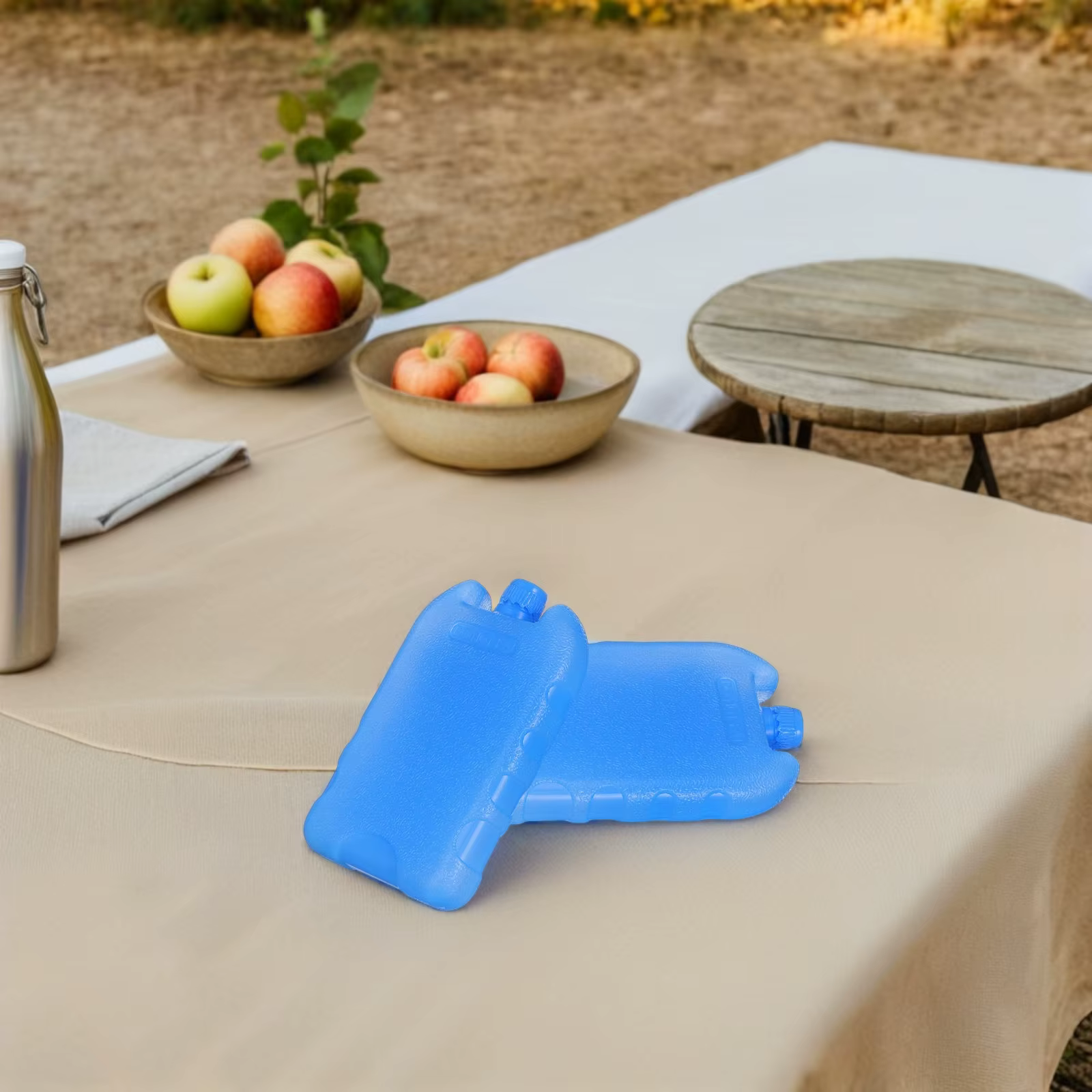 6 pièces de blocs de glace réutilisables pour climatiseur, ventilateur portable et congélateur, pour extérieur, bureau, chambre