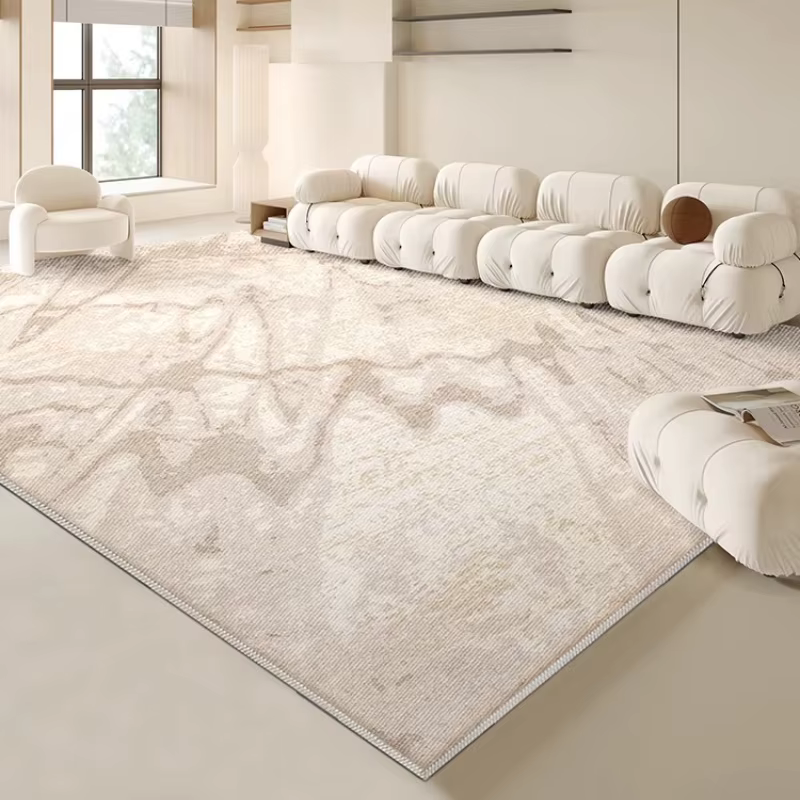 Tapis de Style crème pour chambre à coucher