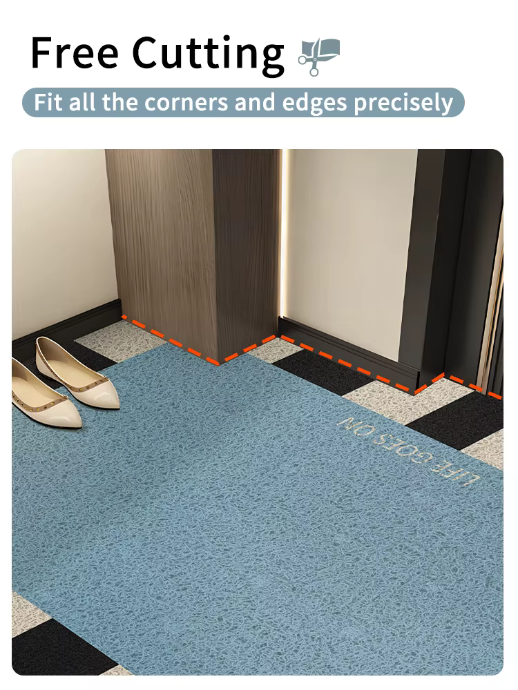 Tapis d'entrée à boucle métallique de Style Ins