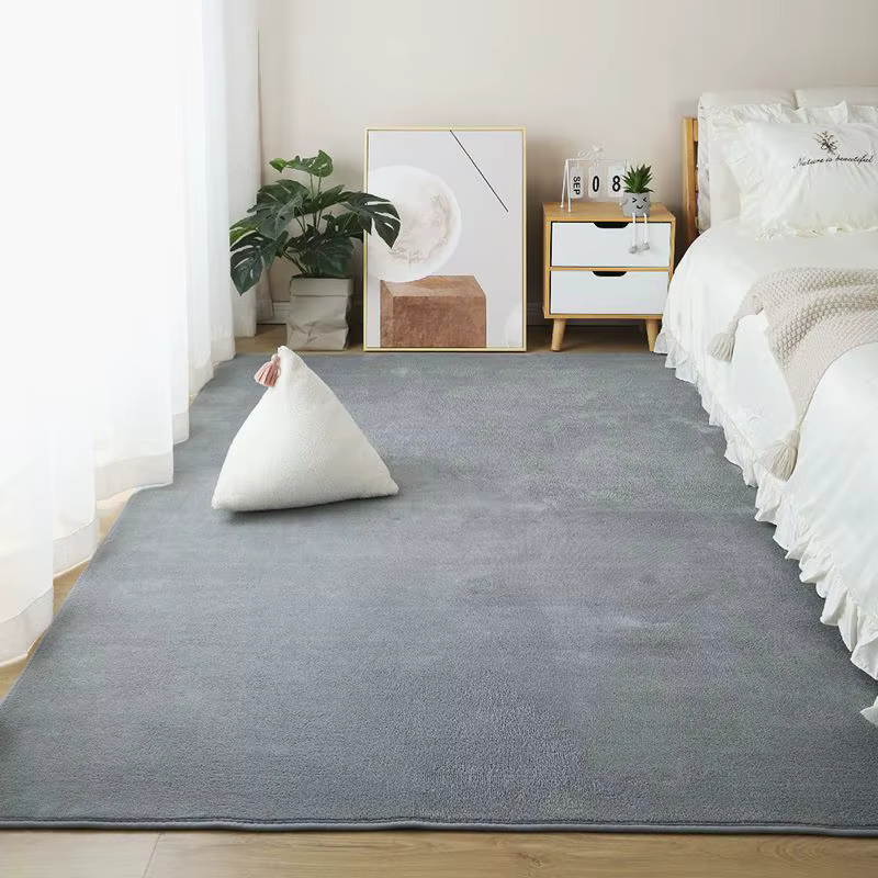 Grand tapis en velours de corail pour décoration de maison