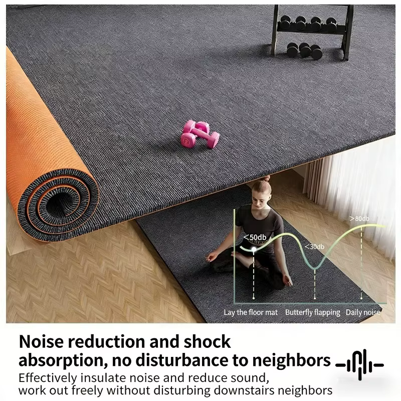 Tapis insonorisant et absorbant le son pour chambre à coucher