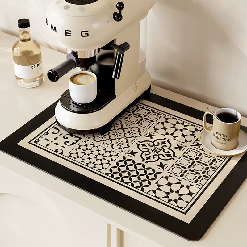 Tapis de séchage de vaisselle antidérapant super absorbant