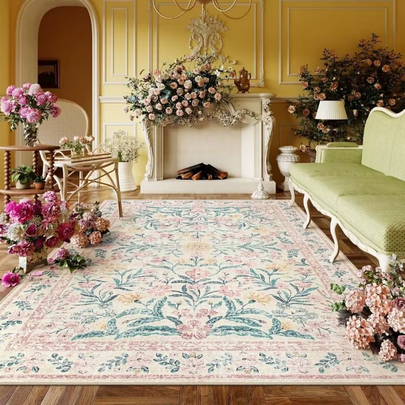 Grand tapis de salon antidérapant