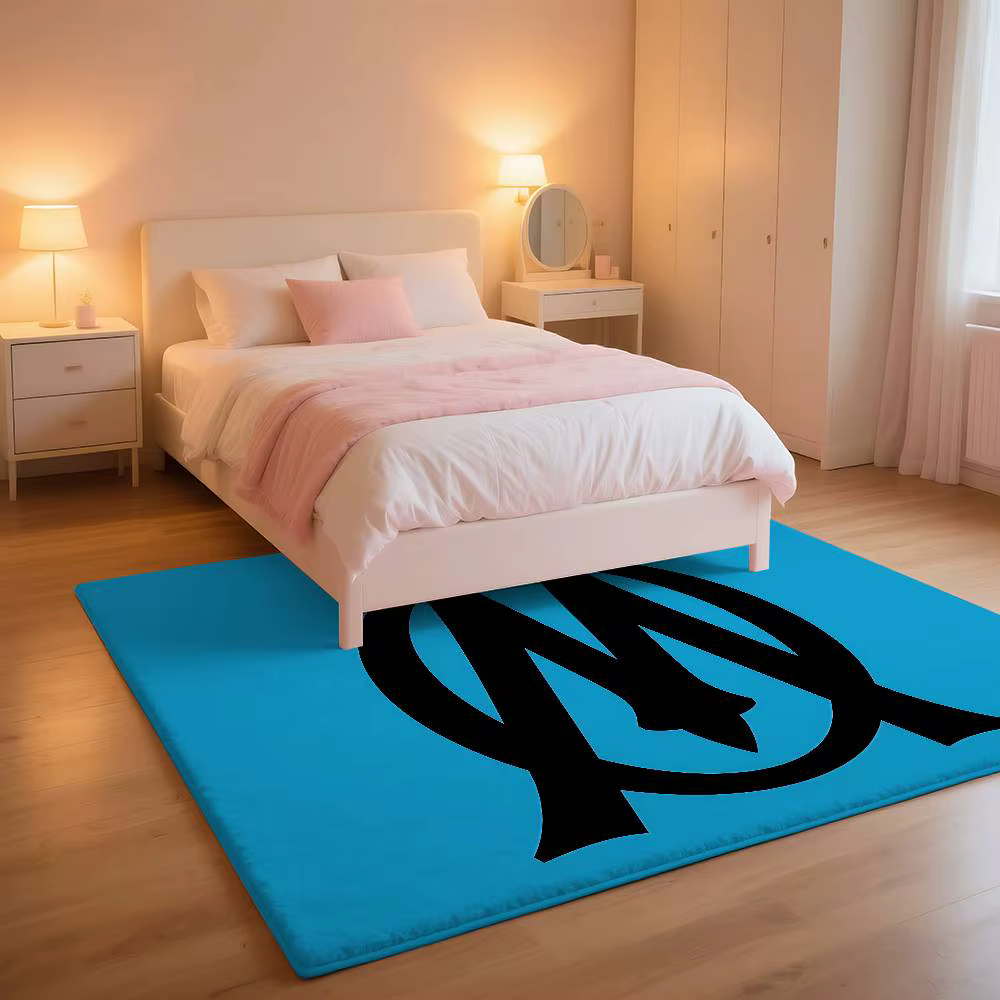 Tapis de sol M-Marseilles en flanelle imprimée