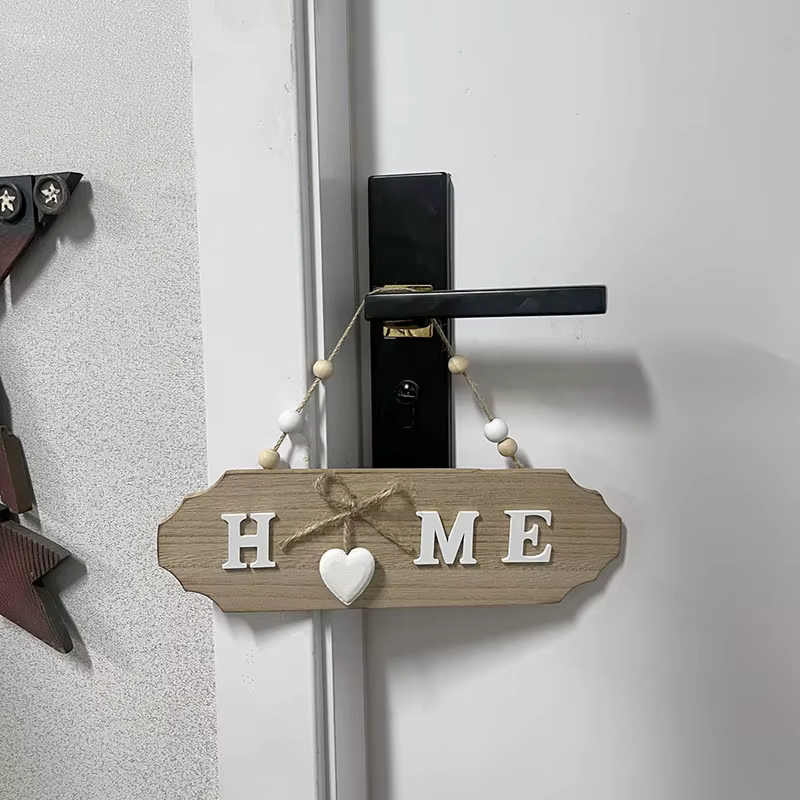 Bienvenue à la maison – Décoration murale en bois – Marque Bow Listing