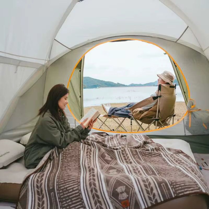 Naturehike KOTA 4 une chambre deux pièces tente 2-4 personnes famille Lagre tente extérieure Portable étanche tente de Camping