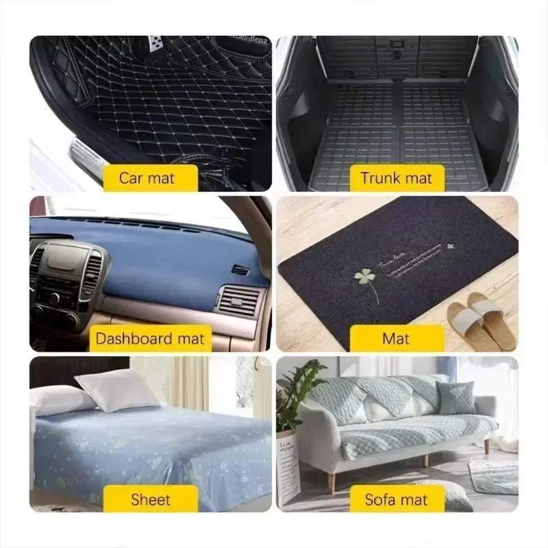Autocollants de fixation Double face pour voiture, pour tapis de tableau de bord, Patch fixe à haute adhérence, tapis de sol, bande antidérapante