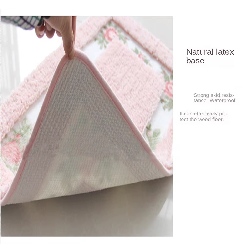 1 pièces nouveau tapis rose en microfibre 16*24 pouces