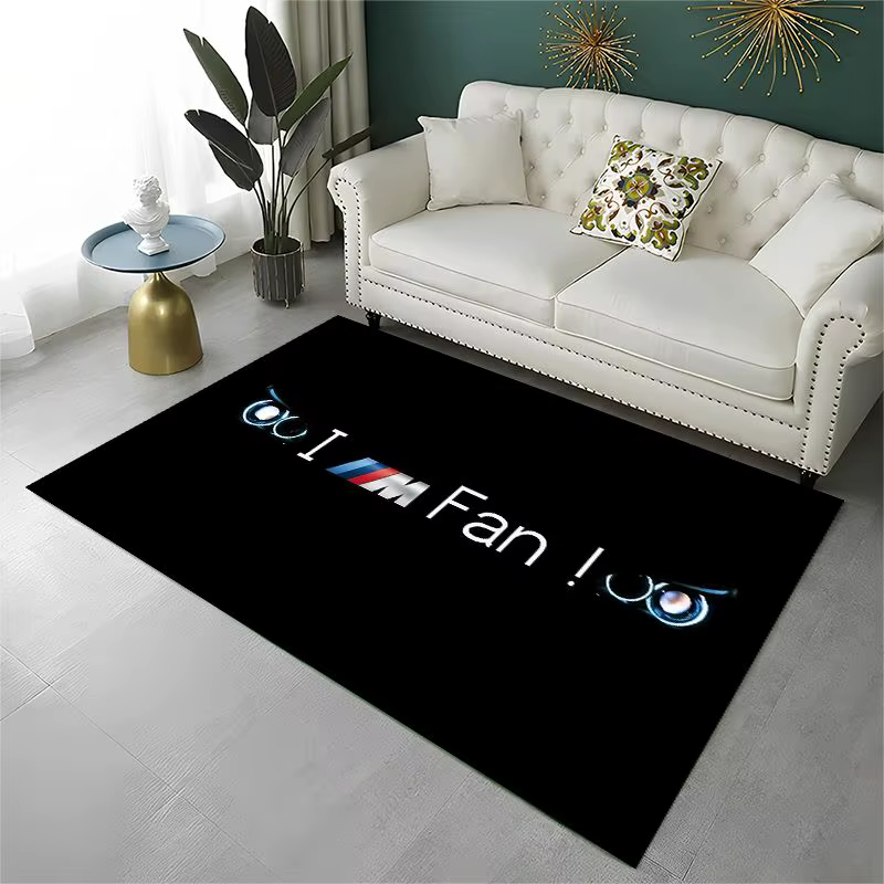 Tapis antidérapant rétro Racing Car B-BMW pour salon